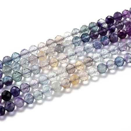 Natural Fluorite Beads Strands G-H266-31C-1