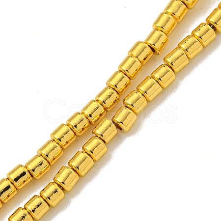 Electroplated Synthetic Non-Magnetic Hematite Beads Strands G-I360-D01-01-1