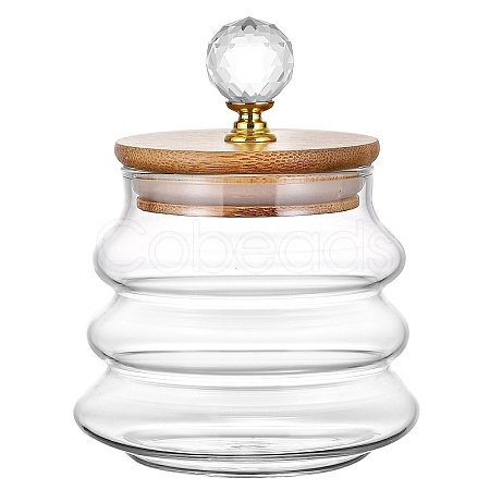 Glass Pumpkin Storage Container with Lid PW-WG0044D-01-1