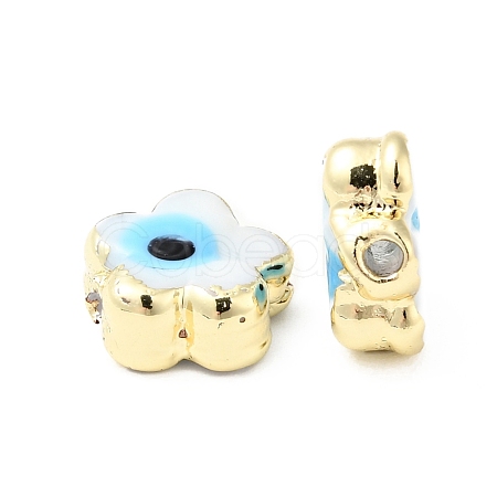 Handmade Evil Eye Lampwork Beads LAMP-G151-01G-04-1