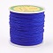 Polyester Cord, Blue, 0.8mm, about 87.48 yards(80m)/roll