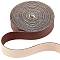 PU Imitation Leather Cord, for Clothing, Flat, Sienna, 12.5x1.2mm, about 2.19 Yards(2m)/Roll