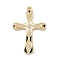 Rack Plating Brass Micro Pave Cubic Zirconia Pendants, with Enamel, Long-Lasting Plated, Lead Free & Cadmium Free, Real 18K Gold Plated, Cross, Colorful, 31x21x3mm, Hole: 1.6mm