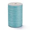 Round Waxed Polyester Thread String, Micro Macrame Cord, Twisted Cord, for Leather Sewing Stitching, Cornflower Blue, 0.3~0.4mm, about 174.98 Yards(160m)/Roll