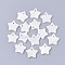 Freshwater Shell Pendants, Star, Seashell Color, 12x12x2mm, Hole: 1.2mm