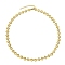 Ion Plating(IP) 304 Stainless Steel Chain Necklaces for Women, Golden, 17.60 inch(44.7cm)