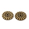 Alloy Spacer Beads, Cadmium Free & Lead Free, Flat Round, Antique Golden, 12.5x2mm, Hole: 1.4mm, about 854pcs/1000g