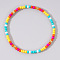 Bohemian Style Round Bead Handmade Fashion Women's Bracelet, 6-7/8 inch(17.5cm)