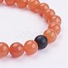Natural Gemstone Beads Stretch Bracelets BJEW-JB02953-7