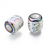 Electroplate Glass Beads EGLA-S196-12A-06-2