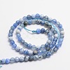 Faceted Natural Agate Round Beads Strands X-G-E318B-4mm-02-2