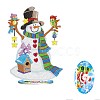 DIY Christmas Theme Display Decor Diamond Painting Kits XMAS-PW0001-101A-1