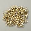 Brass Clear Cubic Zirconia Connector Charms RB-WH0005-002A-KCG-2