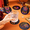 DIY Diamond Painting Cup Mat Kits DIY-TAC0023-27-19