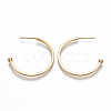 Brass Stud Earrings X-KK-T038-487G-2