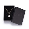 Plated Natural Baroque Pearl Keshi Pearl Tiered Necklaces NJEW-JN02323-5