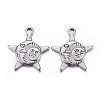 304 Stainless Steel Pendants X-STAS-P218-08-1