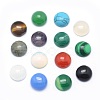 Natural & Synthetic Mixed Gemstone Cabochons G-P393-R-6mm-1