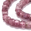 Natural Pink Tourmaline Beads Strands G-H266-10-2