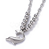304 Stainless Steel Pendant Necklaces NJEW-O113-10P-3