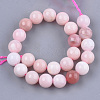 Natural Pink Opal Beads Strands X-G-S333-8mm-017-2
