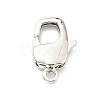 Brass Lobster Claw Clasps X-KK-G416-22P-1