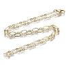 Brass Cable Chains Necklace Making MAK-S072-16A-KC-3