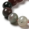 Natural Agate Round Beads Strands G-E583-02B-3