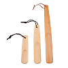 SUPERFINDINGS 3Pcs 3 Style Wood Shoehorns AJEW-FH0006-51-1