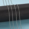 304 Stainless Steel Cable Chains CHS-A003I-0.5mm-2