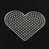 Heart ABC Plastic Pegboards used for 5x5mm DIY Fuse Beads DIY-Q009-14-2