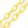 Personalized ABS Plastic Cable Chain Necklaces NJEW-JN03310-04-3