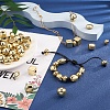 Fashewelry 100Pcs 10 Style UV Plating Acrylic European Beads PACR-FW0001-01-7