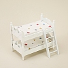 Wood Children Double-Layer Bunk Bed Miniature Ornaments PW-WG88645-01-5