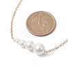 Shell Pearl Pendant Necklaces NJEW-TA00131-3