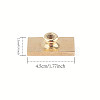 Wax Seal Brass Stamp Head AJEW-WH0215-020-2
