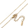 201 Stainless Steel Cable Chain Necklaces NJEW-P309-17A-G-3