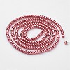 Glass Pearl Beads Strands X-HY-3D-B58-1