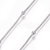 304 Stainless Steel Round Snake Chains CHS-L020-027B-P-1
