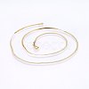 304 Stainless Steel Snake Chain Necklaces MAK-L015-21G-2
