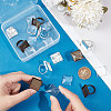 Unicraftale DIY Blank Finger Ring Making Kits DIY-UN0005-74-3