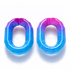 Two Tone Opaque Acrylic Linking Rings OACR-S036-008A-M-2