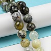Natural Green Opal Beads Strands G-R494-A11-04-4