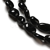 Natural Obsidian Beads Strands G-I351-A08-3