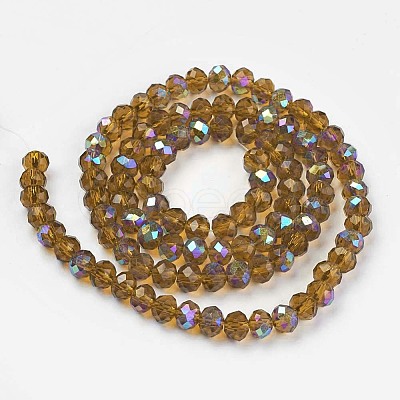 Electroplate Glass Beads Strands EGLA-A034-T3mm-L10-1