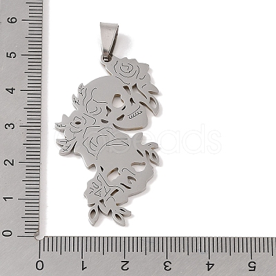 Non-Tarnish 201 Stainless Steel Pendants STAS-A094-07P-1