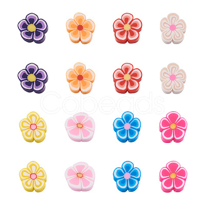 Fashewelry 200Pcs 8 Colors Handmade Polymer Clay Beads CLAY-FW0001-03-1