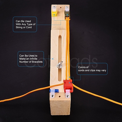 DIY Umbrella Rope Bracelet Maker ODIS-WH0005-36-1