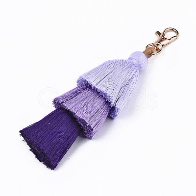 Polycotton(Polyester Cotton) Tassel Big Pendant Decorations FIND-S302-14I-1