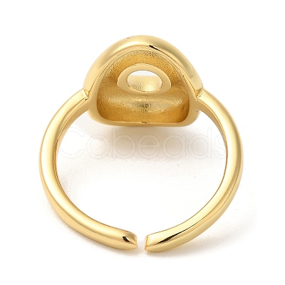 Brass Open Cuff Rings RJEW-U008-06O-G-1